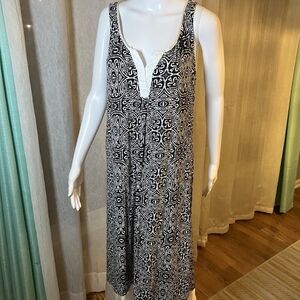 Anne Klein Women’s Dress Black And White Size S Cute Ruffle Hem